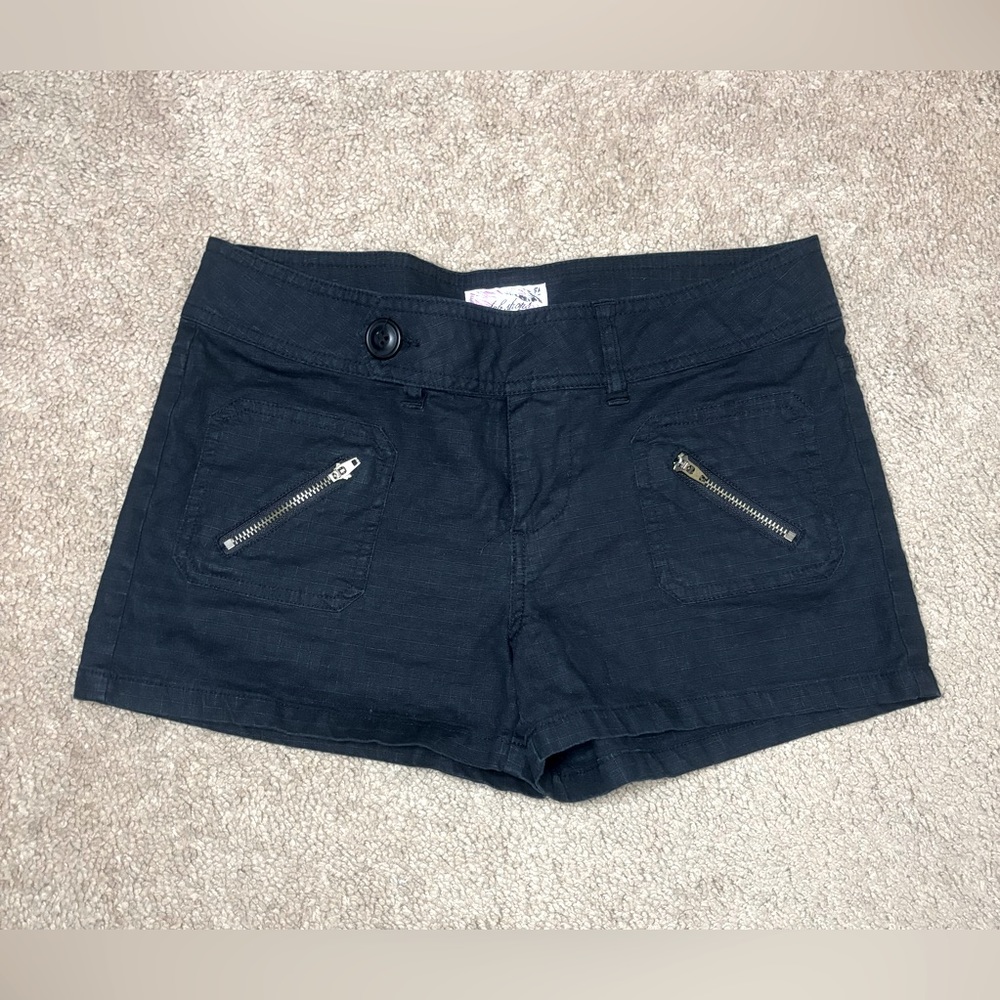 Deb Shops Vintage Black Short Shorts Size 7 (Juniors)